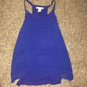 Blue tank top